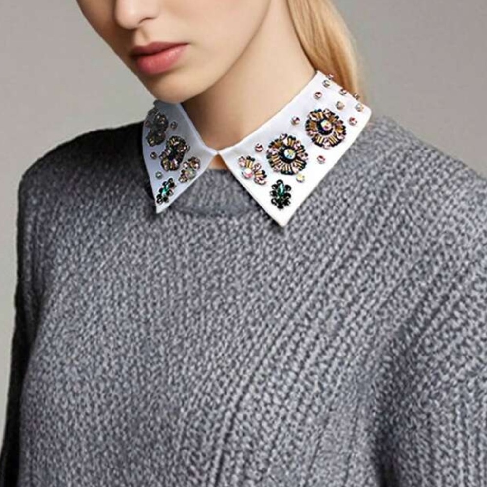 💎 Embellished Dickey Collar 💎 - Picture 6 of 6
